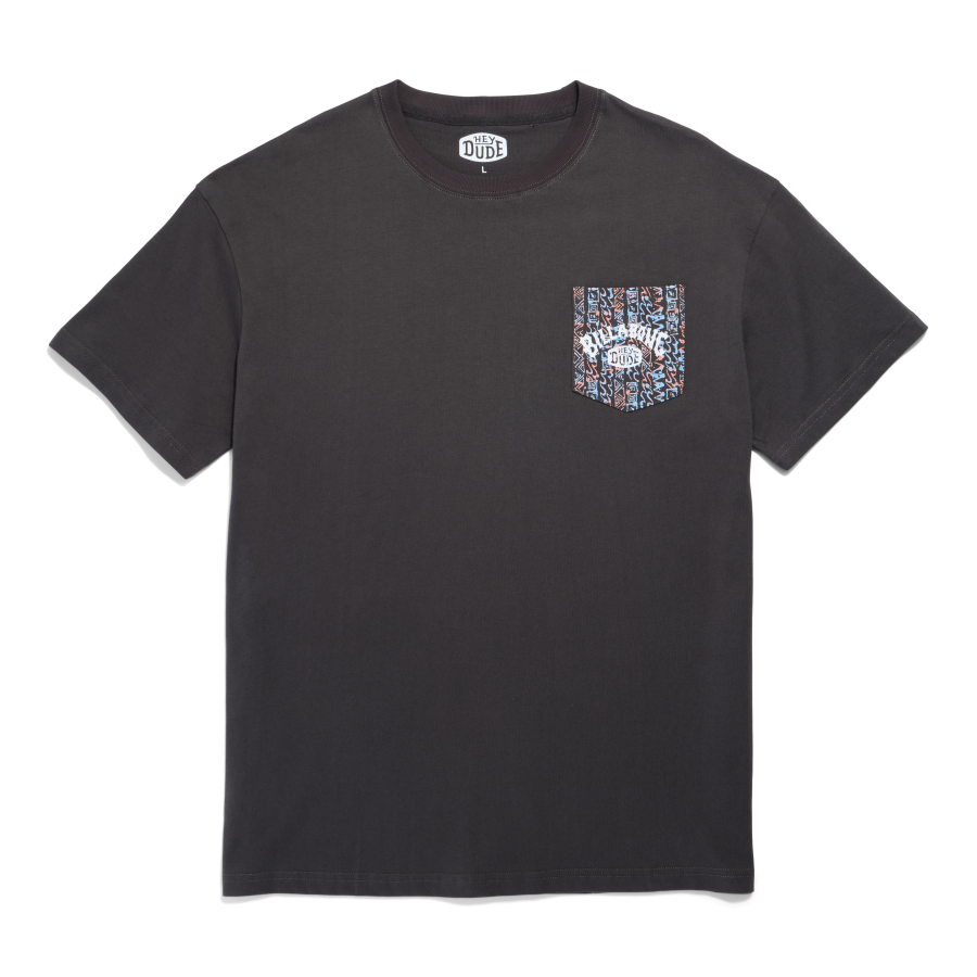 Men HD X Billabong Tee - Black Oyster | HEYDUDE