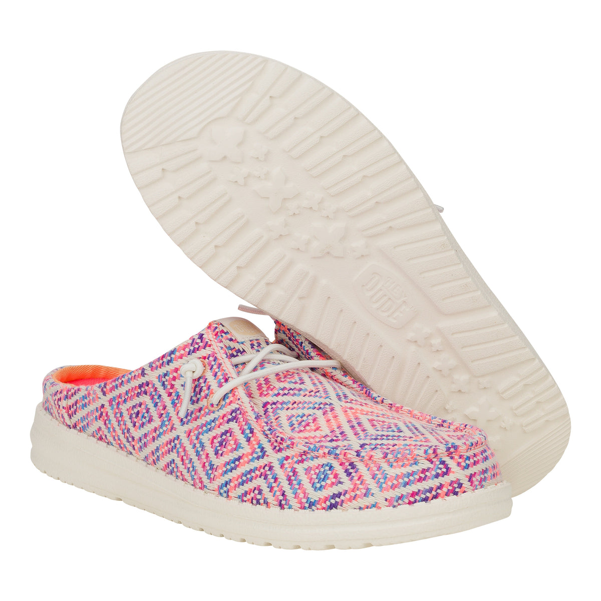 Women Wendy Slip Surf Baja - Blue/Pink/Multi | HEYDUDE