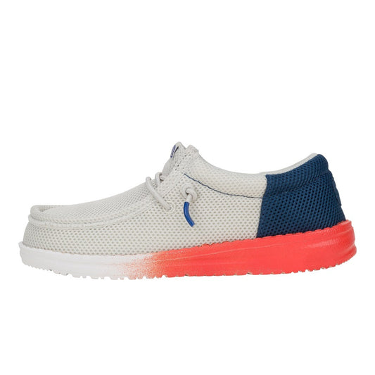 Kids Wally Funk Youth Ombre - Dawn Blue/Multi | HEYDUDE