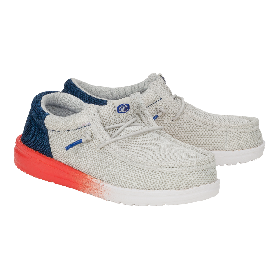 Kids Wally Funk Youth Ombre - Dawn Blue/Multi | HEYDUDE