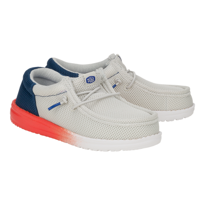 Kids Wally Funk Youth Ombre - Dawn Blue/Multi | HEYDUDE