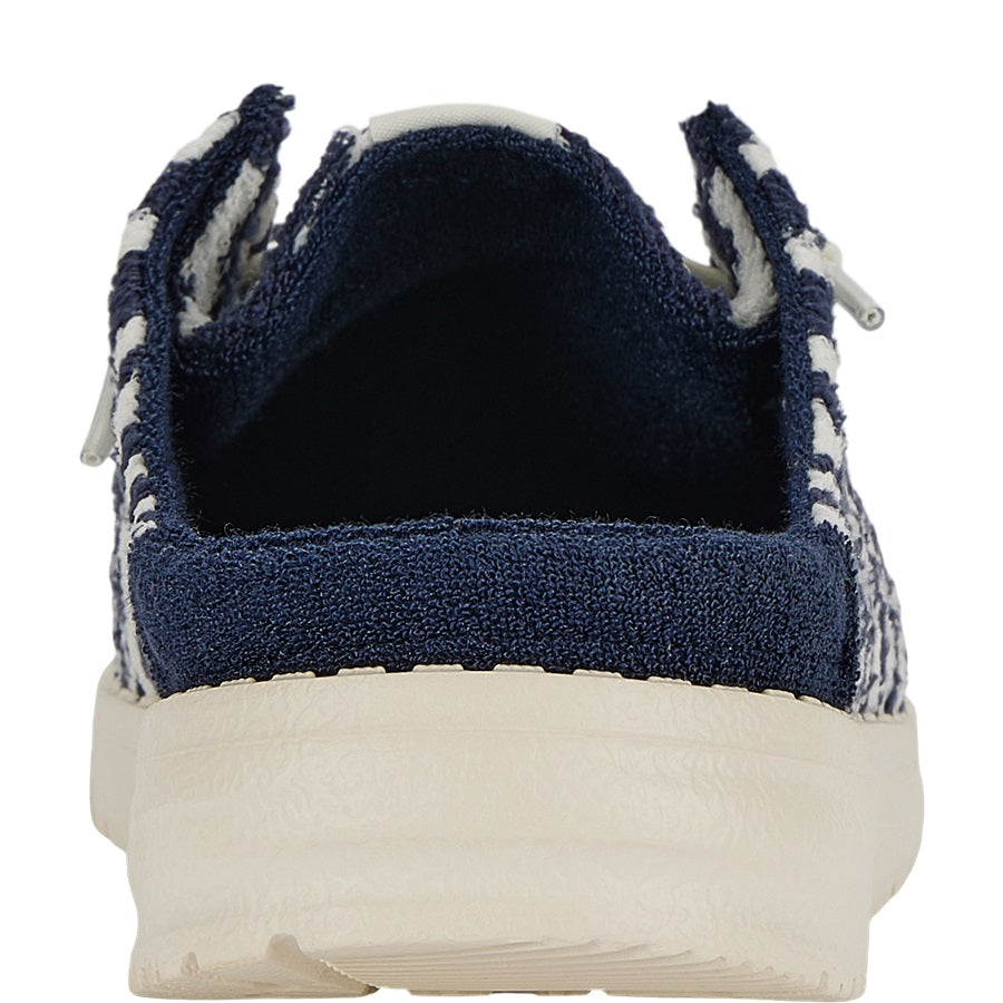 Women Wendy Slip Terry Stripe - Navy Blazer/Egret | HEYDUDE
