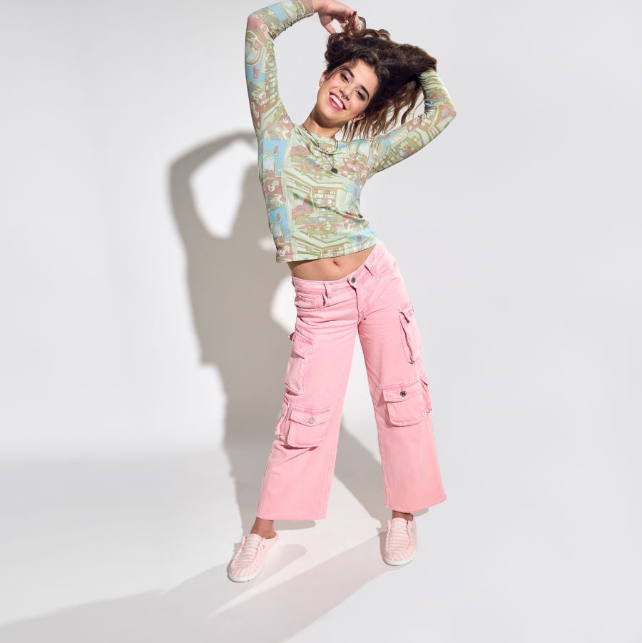 Women Wendy Slip Terry Stripe - Stripe Pink/White | HEYDUDE