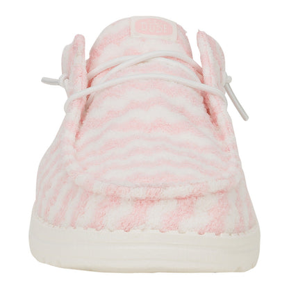 Women Wendy Slip Terry Stripe - Stripe Pink/White | HEYDUDE