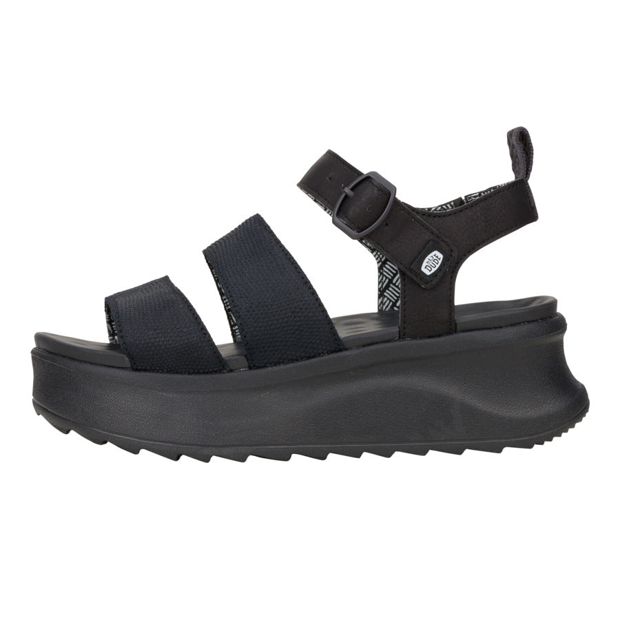 Women Delray Buckle Classic - Black | HEYDUDE