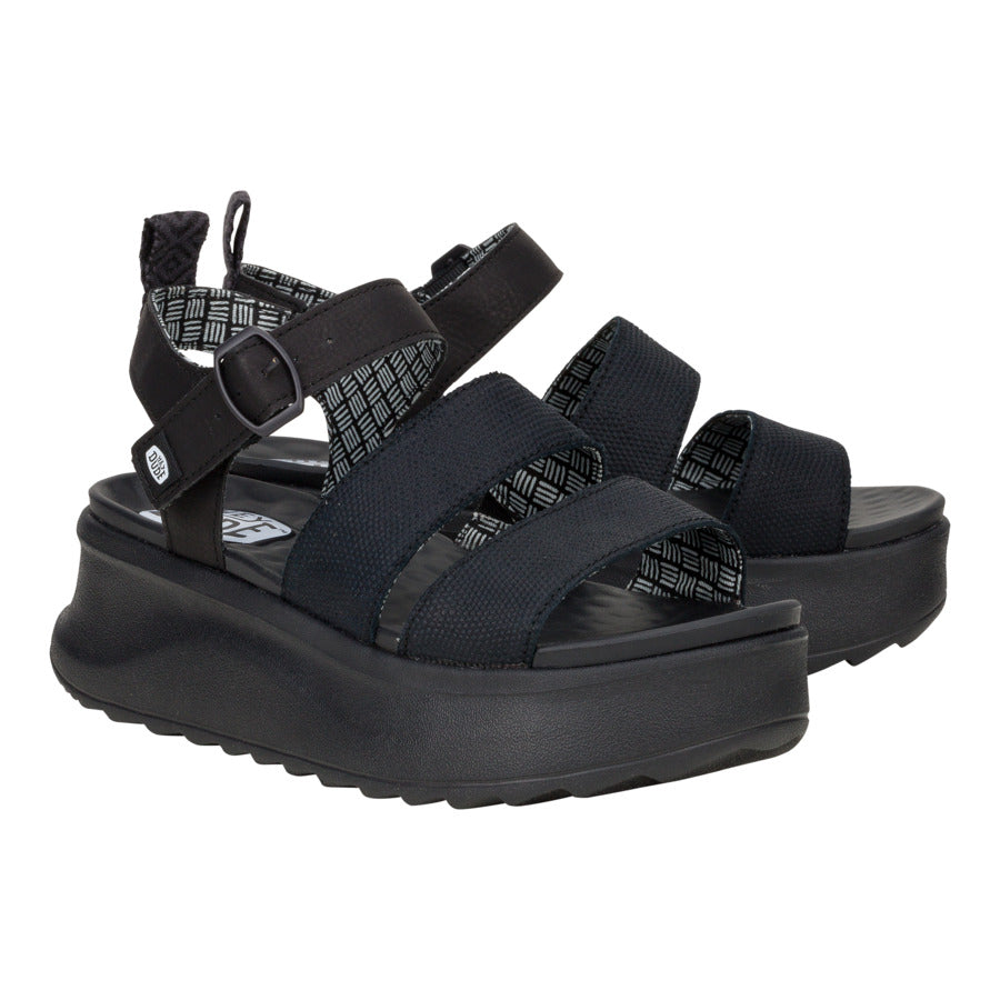 Women Delray Buckle Classic - Black | HEYDUDE