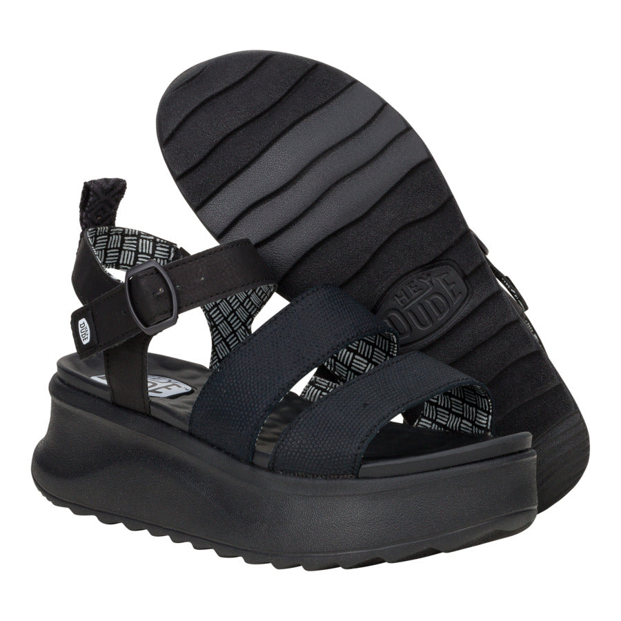 Women Delray Buckle Classic - Black | HEYDUDE