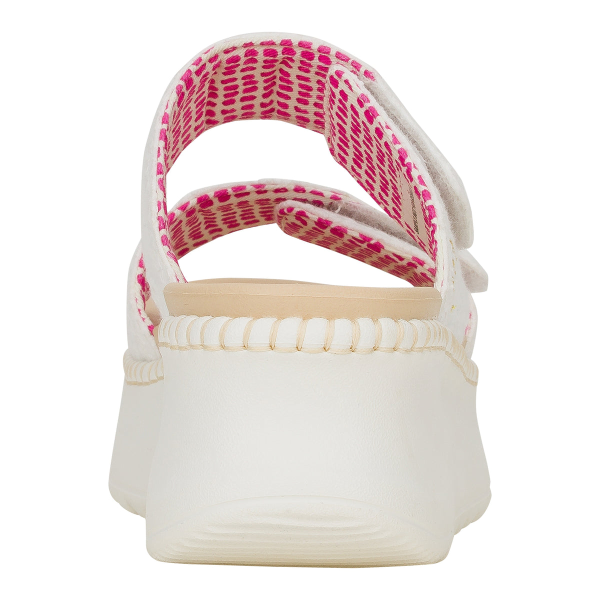 Women Delray Slide Eyelet - White | HEYDUDE