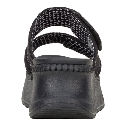 Women Delray Slide Eyelet - Black | HEYDUDE