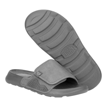 Men South Shore Slide Classic - Granite Grey | HEYDUDE