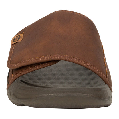 Men South Shore Slide Classic - Downtown Brown/Delicioso Brown | HEYDUDE