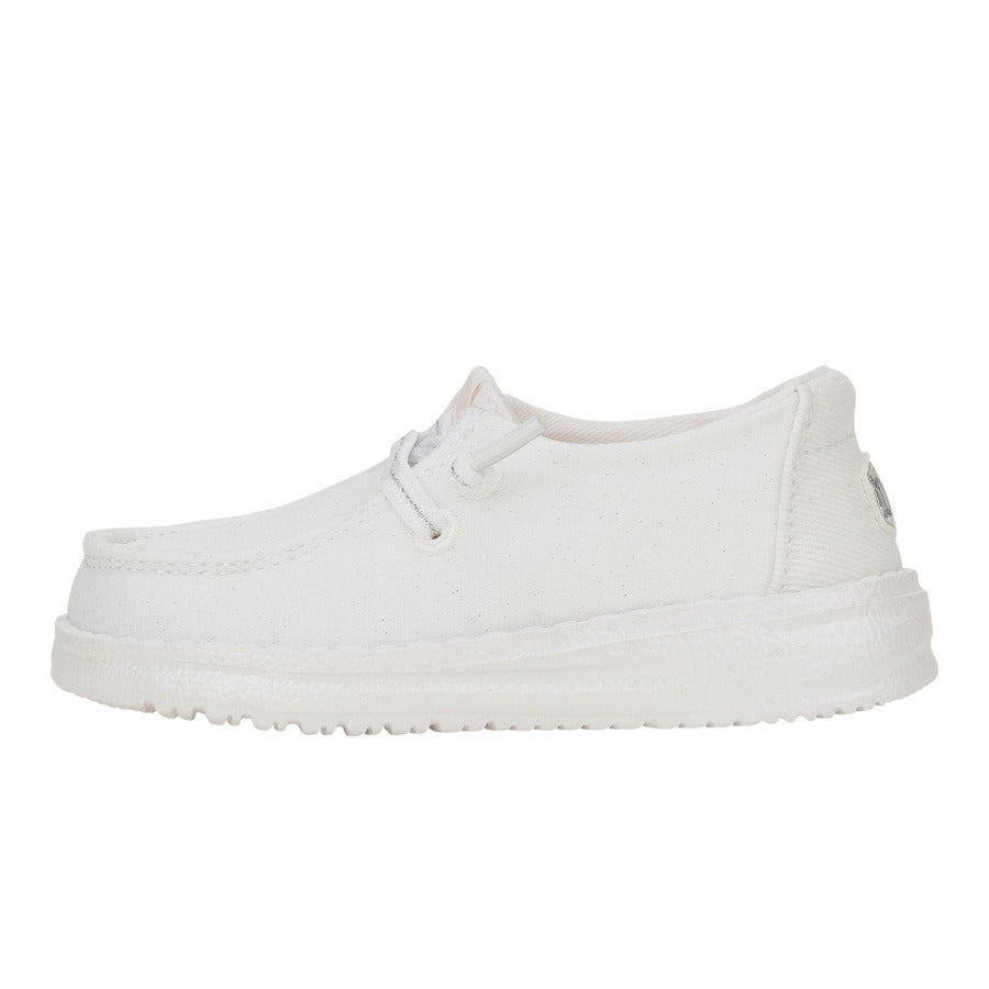 Kids Wendy Toddler Stardust - White | HEYDUDE