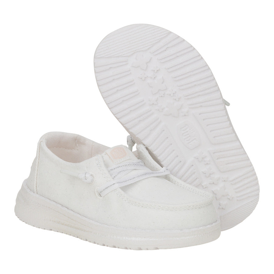 Kids Wendy Toddler Stardust - White | HEYDUDE