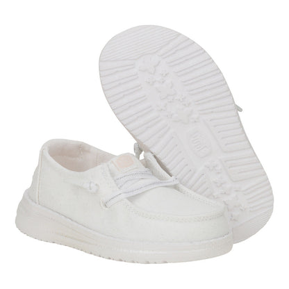 Kids Wendy Toddler Stardust - White | HEYDUDE