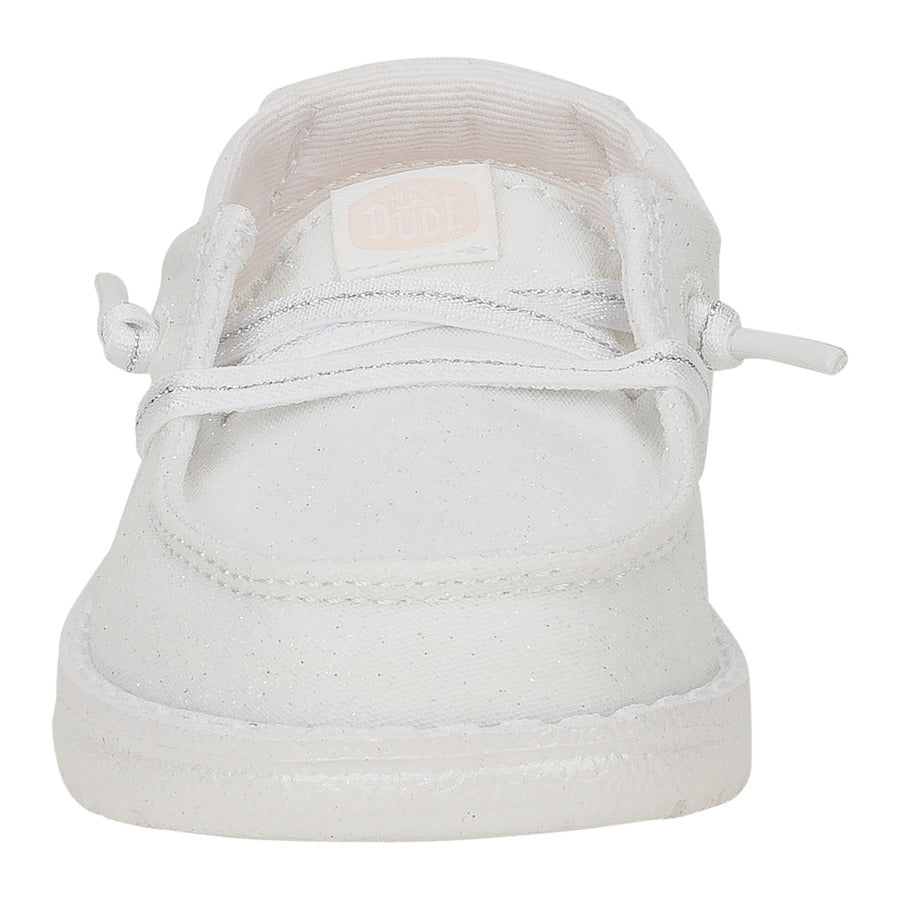 Kids Wendy Toddler Stardust - White | HEYDUDE