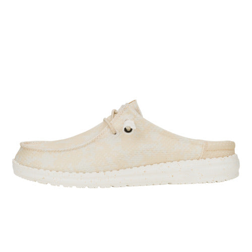 Women Wendy Slip Party Animal - Egret/Wood Ash | HEYDUDE