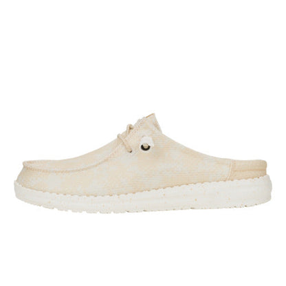 Women Wendy Slip Party Animal - Egret/Wood Ash | HEYDUDE
