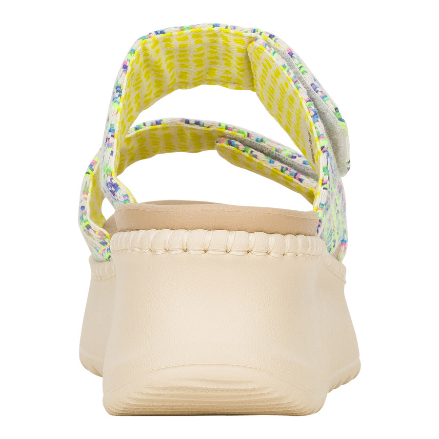 Women Delray Slide Surf Baja - Blue Multi | HEYDUDE