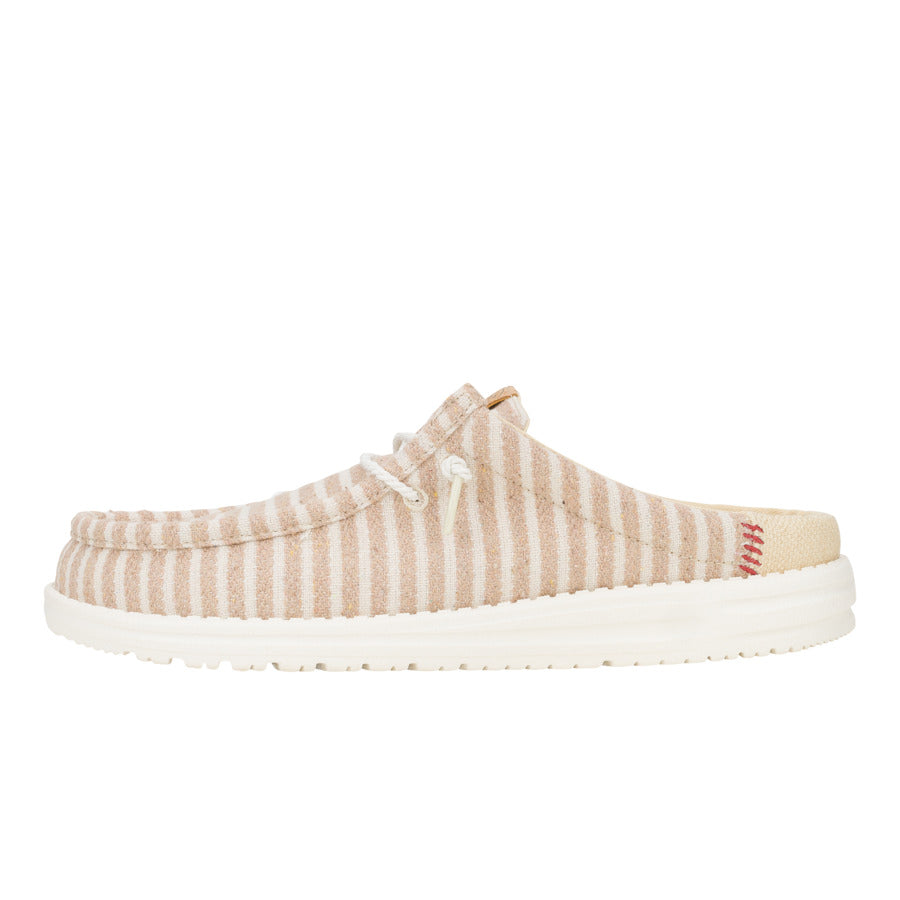 Men Wally Slip Resort - Tan/White | HEYDUDE