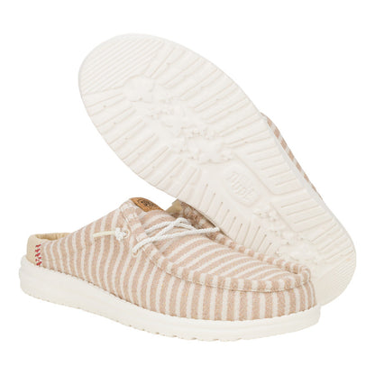 Men Wally Slip Resort - Tan/White | HEYDUDE