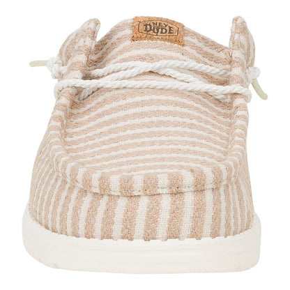 Men Wally Slip Resort - Tan/White | HEYDUDE