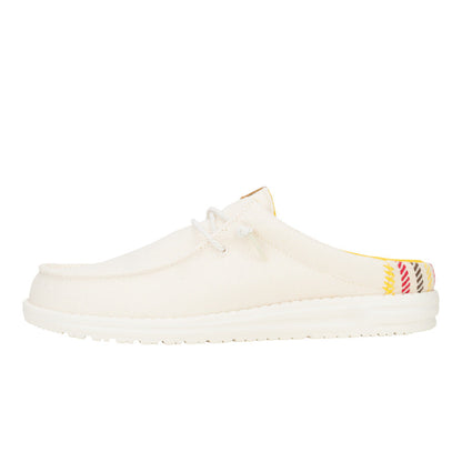 Men Wally Slip Resort - Bright White/Multi | HEYDUDE