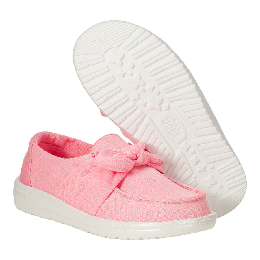 Kids Wendy Bow Youth Stardust - Pink | HEYDUDE