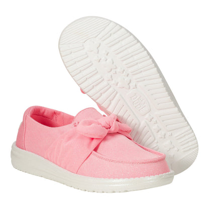 Kids Wendy Bow Youth Stardust - Pink | HEYDUDE