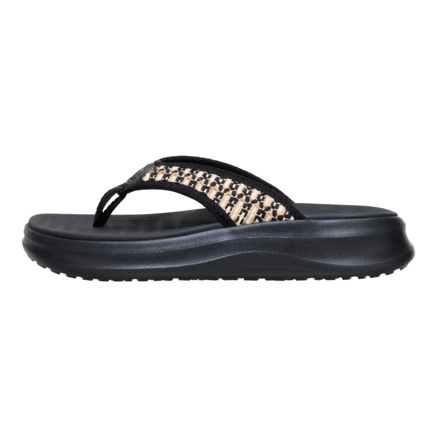 Women Tide Flip  - Black/Black | HEYDUDE