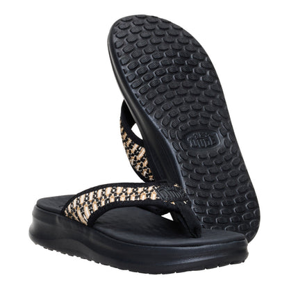 Women Tide Flip  - Black/Black | HEYDUDE