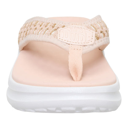 Women Tide Flip  - Champagne/White | HEYDUDE