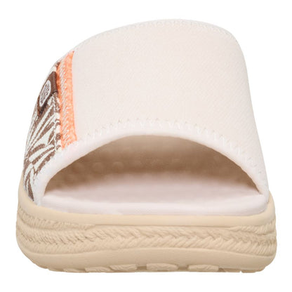 Women Tide Espadrille Slide - Whisper Pink/Multi | HEYDUDE