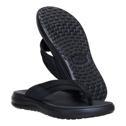 Men Finn Flip - Black/Black | HEYDUDE