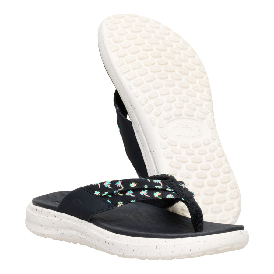 Men Finn Flip - Black/Egret | HEYDUDE