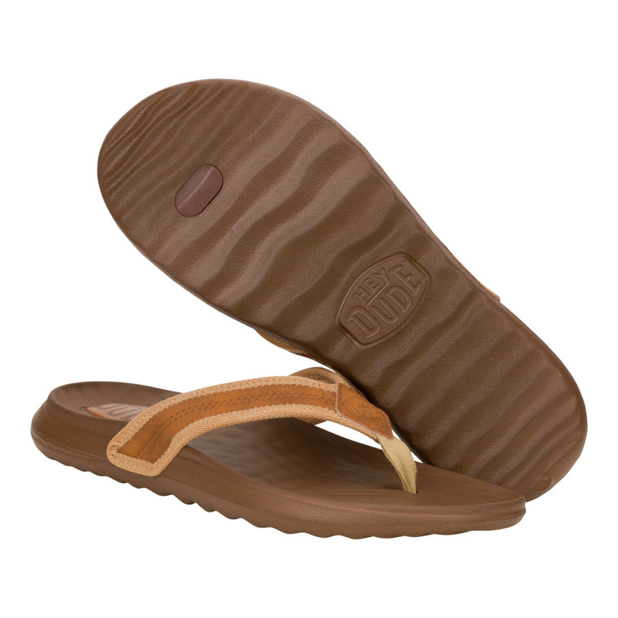 Men Myers Flip Classic - Lion Orange/Downtown Brown | HEYDUDE