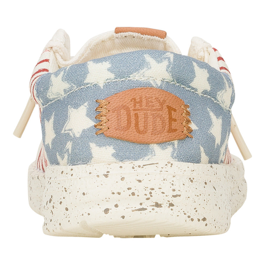 Kids Wally Funk Toddler Americana Stars - American Flag | HEYDUDE