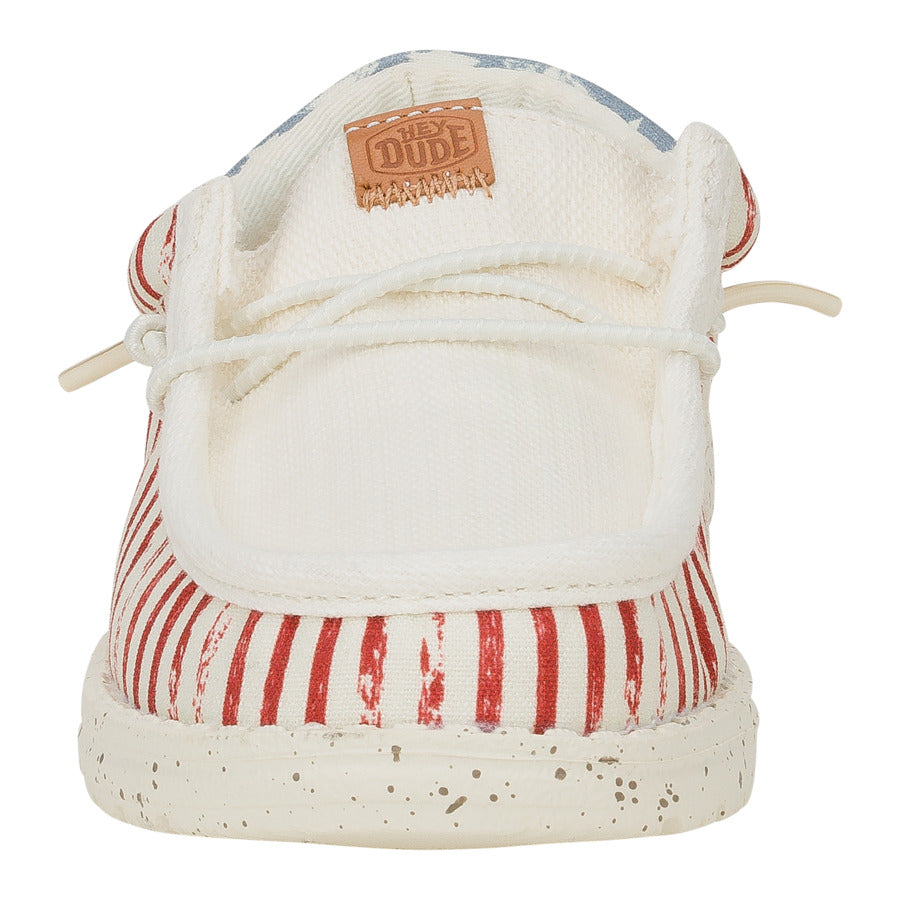 Kids Wally Funk Youth Americana Stars - American Flag | HEYDUDE