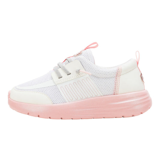 Kids Sirocco Play Youth Pastel Ombre - White/Pink | HEYDUDE