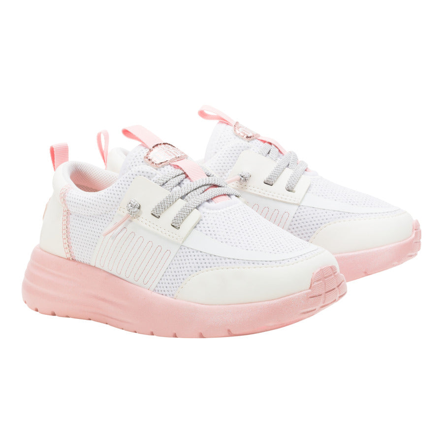 Kids Sirocco Play Youth Pastel Ombre - White/Pink | HEYDUDE