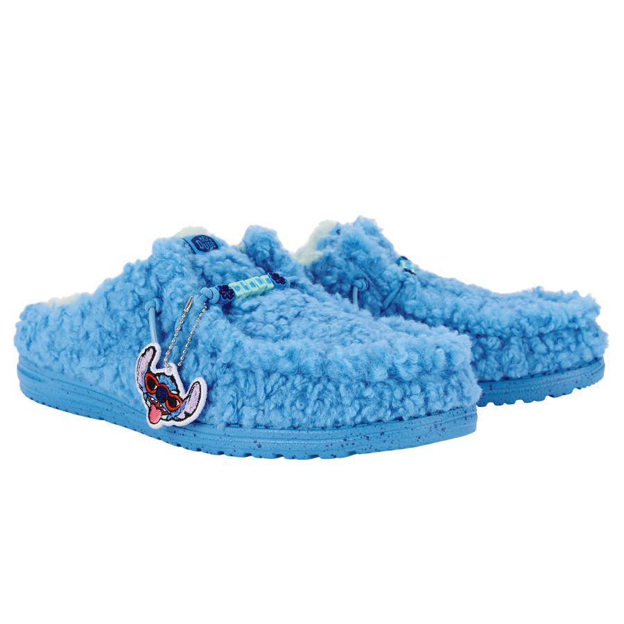 Men Disney Stitch Wally Slipper - Royal Blue | HEYDUDE