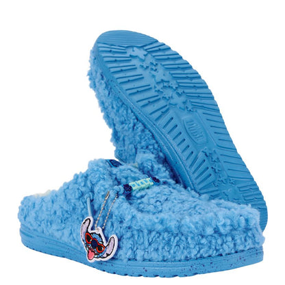 Men Disney Stitch Wally Slipper - Royal Blue | HEYDUDE