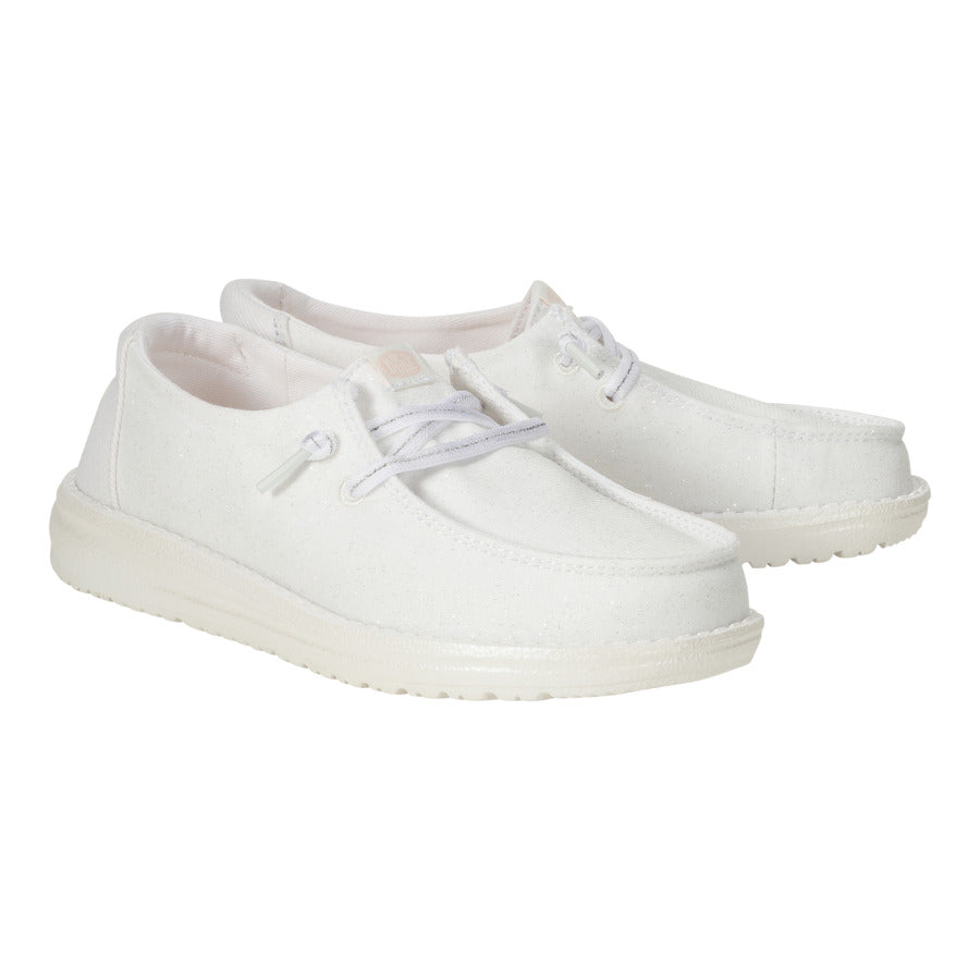 Kids Wendy Youth Stardust - White | HEYDUDE