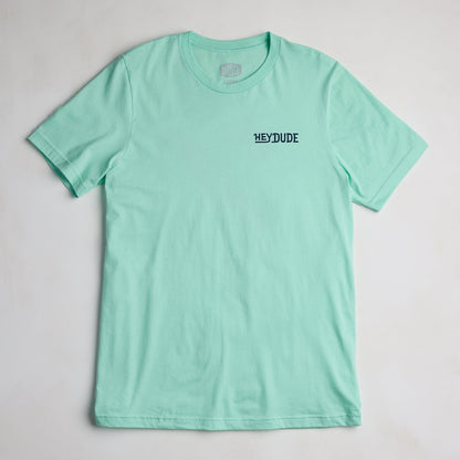 Men Surfboard Tree Tee - Frothy Green | HEYDUDE