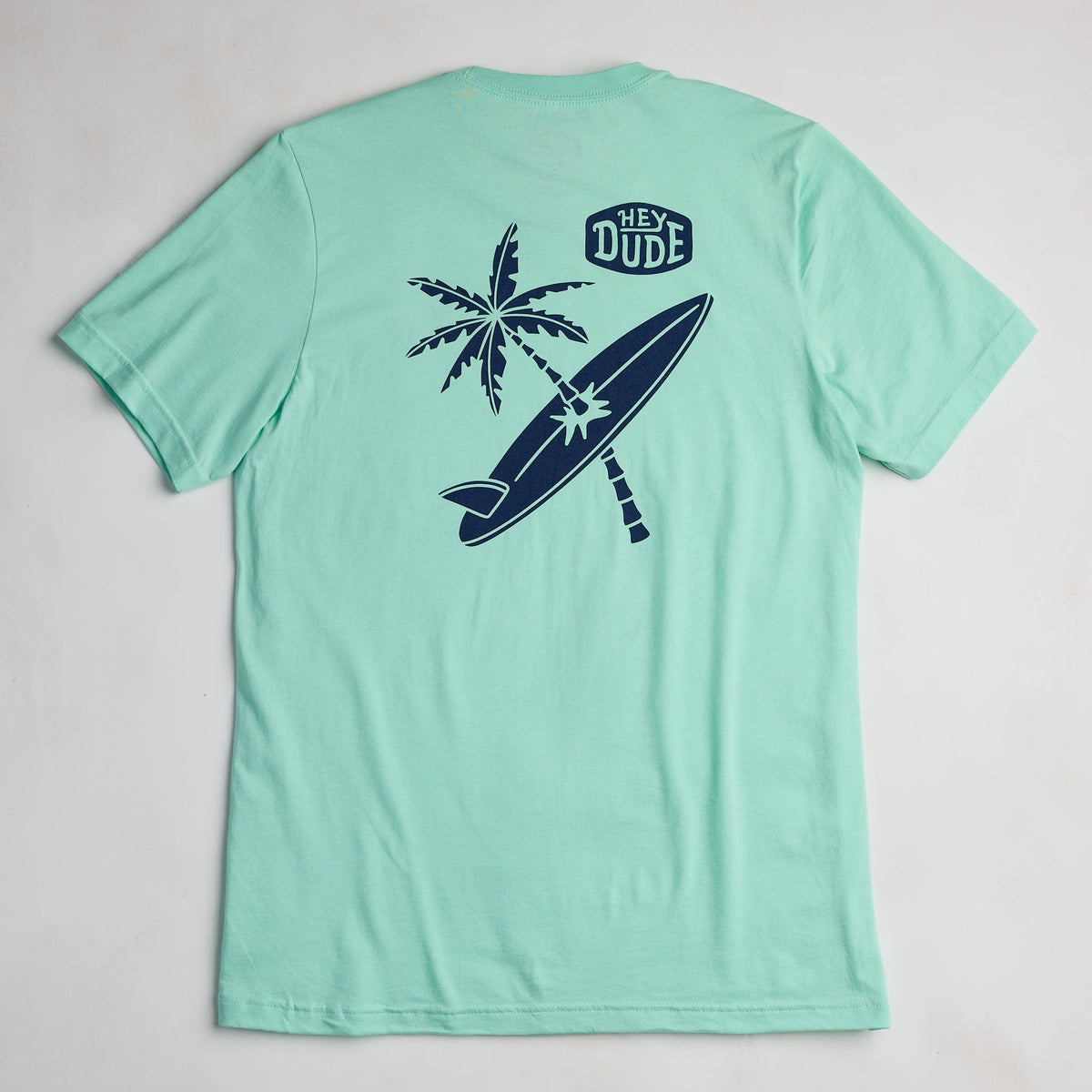 Men Surfboard Tree Tee - Frothy Green | HEYDUDE