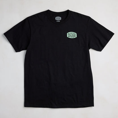 Men Duuuuuude Tee - Black/Mint | HEYDUDE