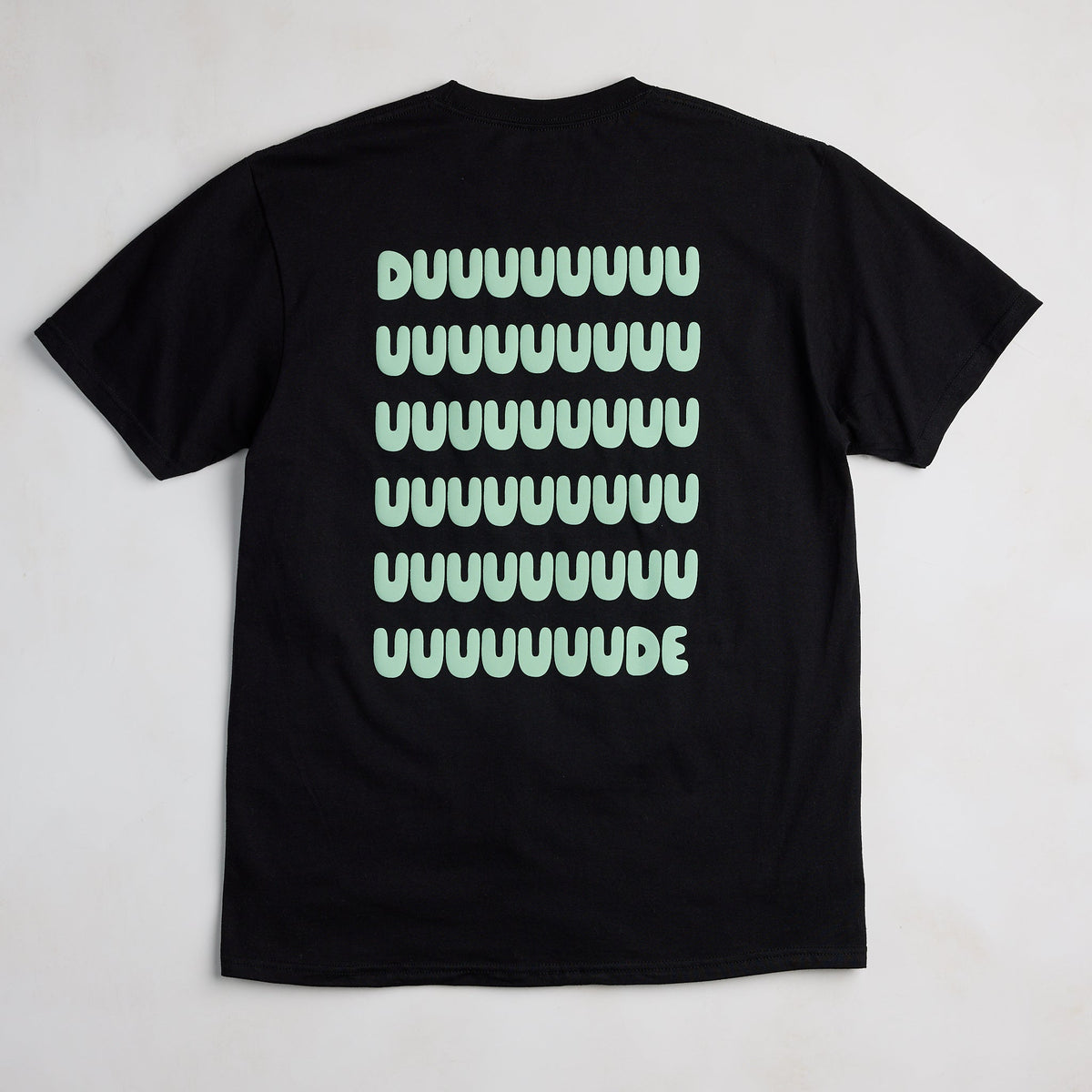 Men Duuuuuude Tee - Black/Mint | HEYDUDE