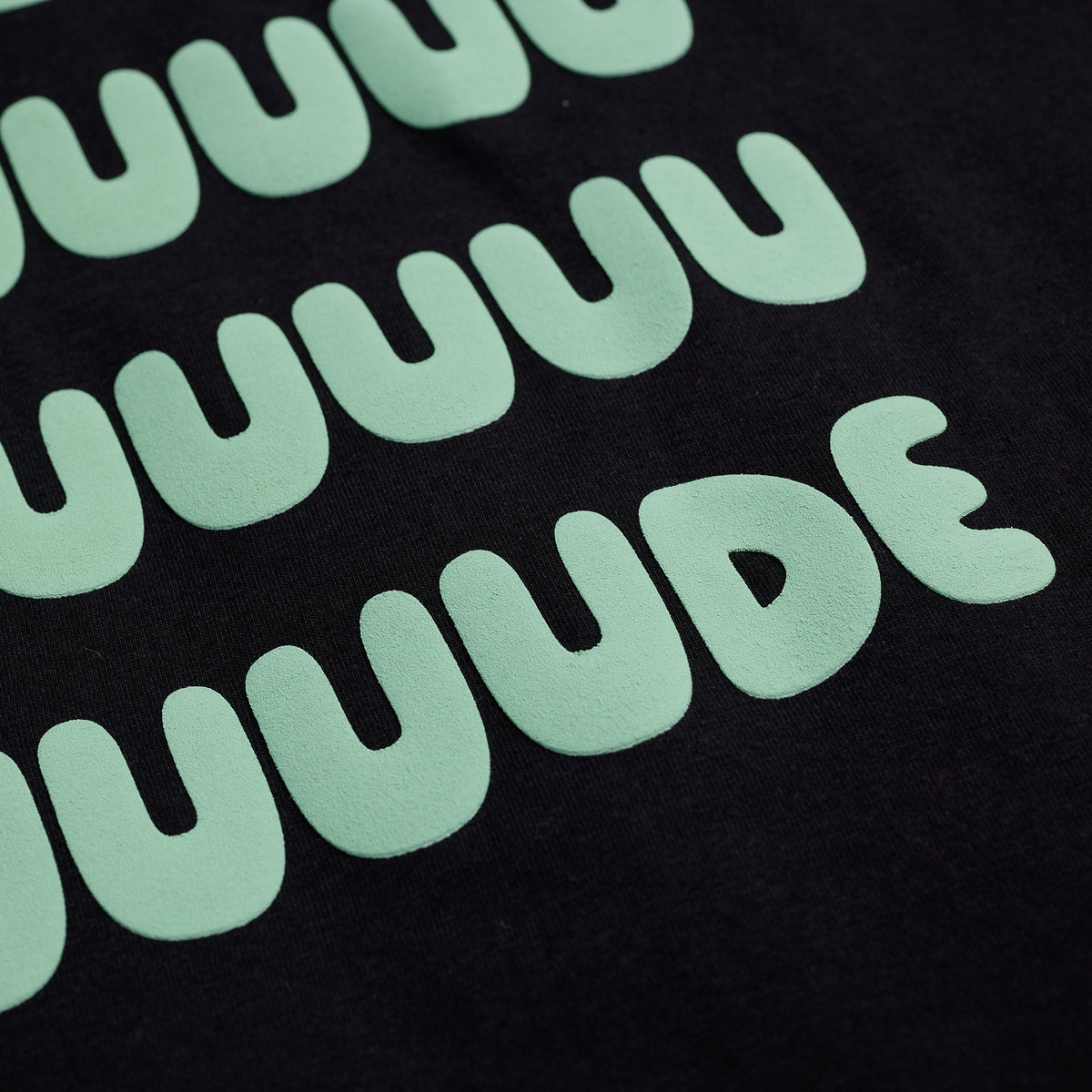 Men Duuuuuude Tee - Black/Mint | HEYDUDE
