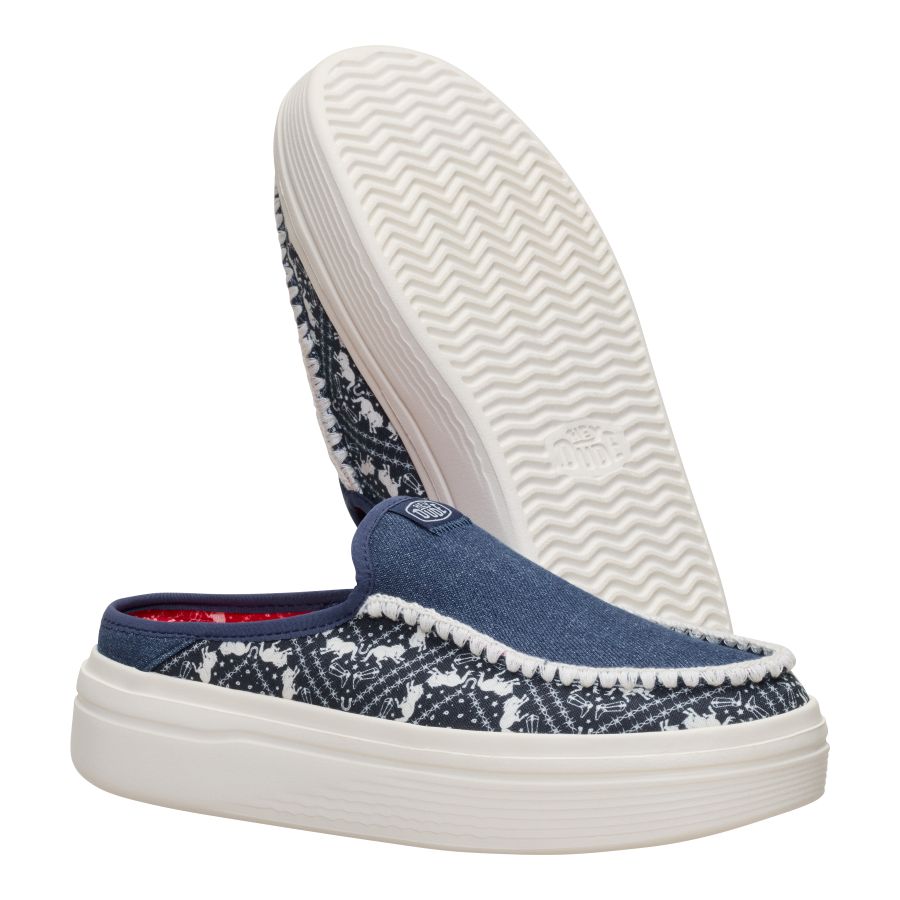 Women Austin Lift Denim Bandana - Blue Denim | HEYDUDE