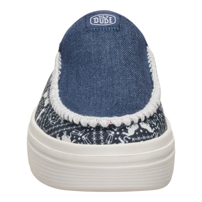 Women Austin Lift Denim Bandana - Blue Denim | HEYDUDE