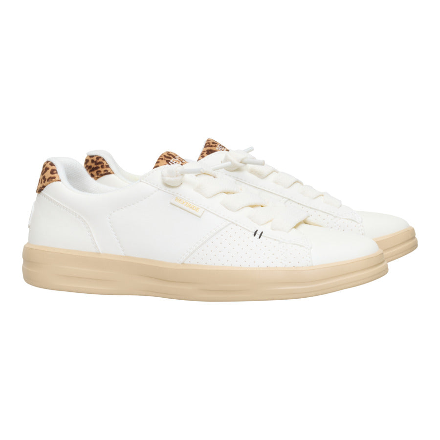 Women Karina Duo Classic - Egret/Leopard Multi | HEYDUDE